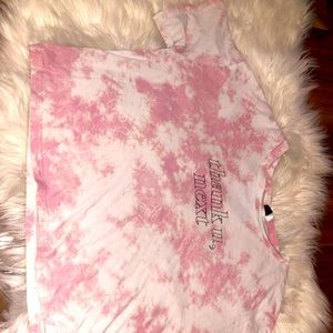 Ariana grande pink marble shirt